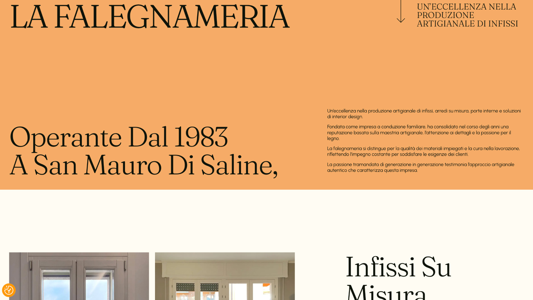 sito web semplice e di design