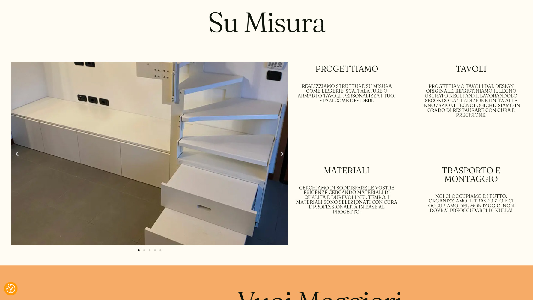 sito web semplice e di design