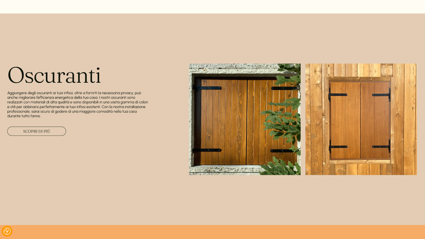 sito web semplice e di design